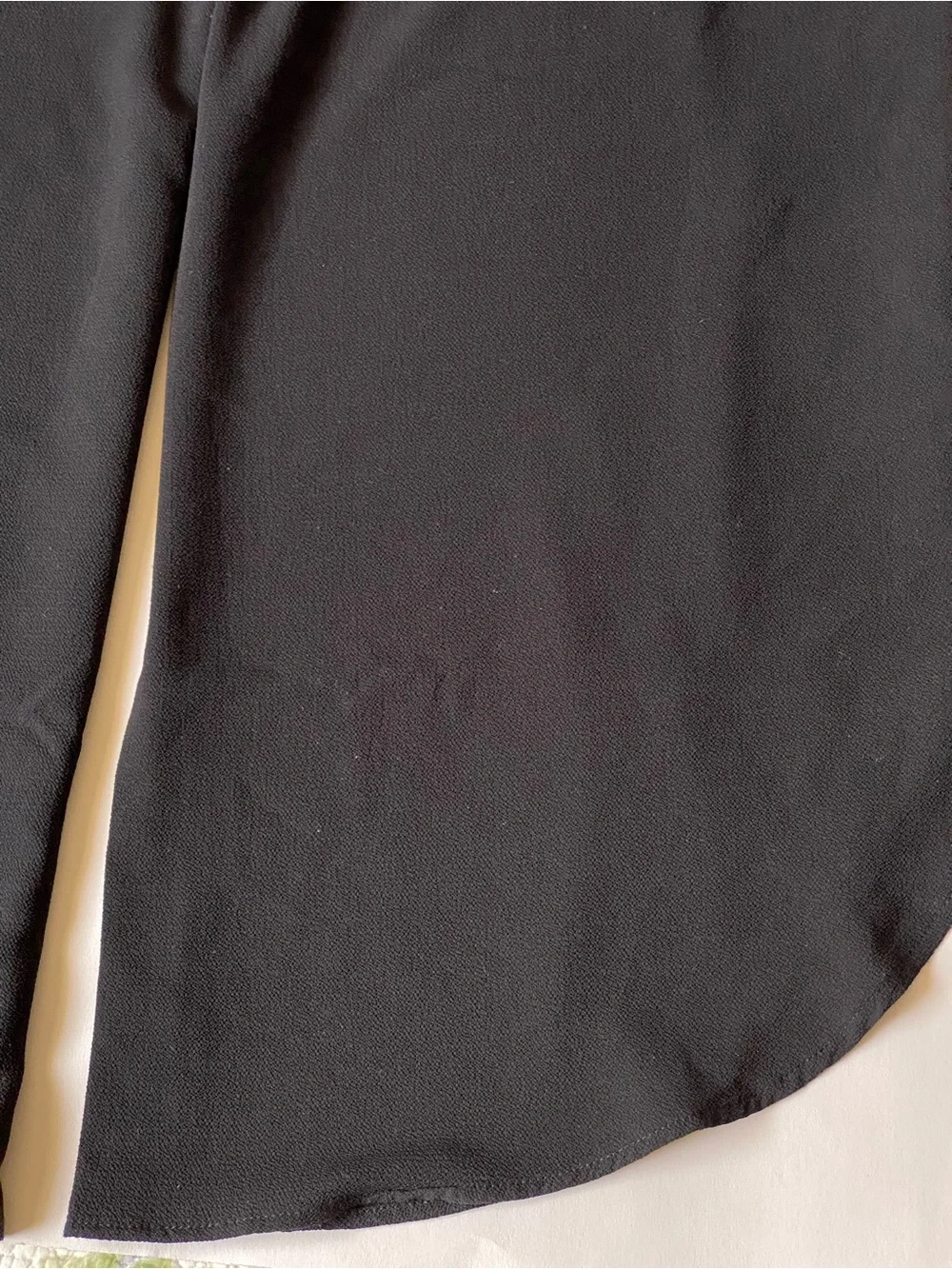 Cleo Black Elastic Waist Tulip Pants Size XL - Picture 11 of 12